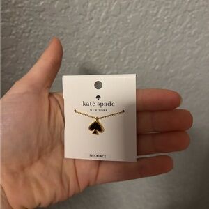 Kate Spade Gold Necklace with Black Accents